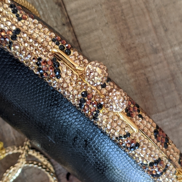 Cleo & Patek Paris leather and crystal beaded evening bag - Picture 7 of 11